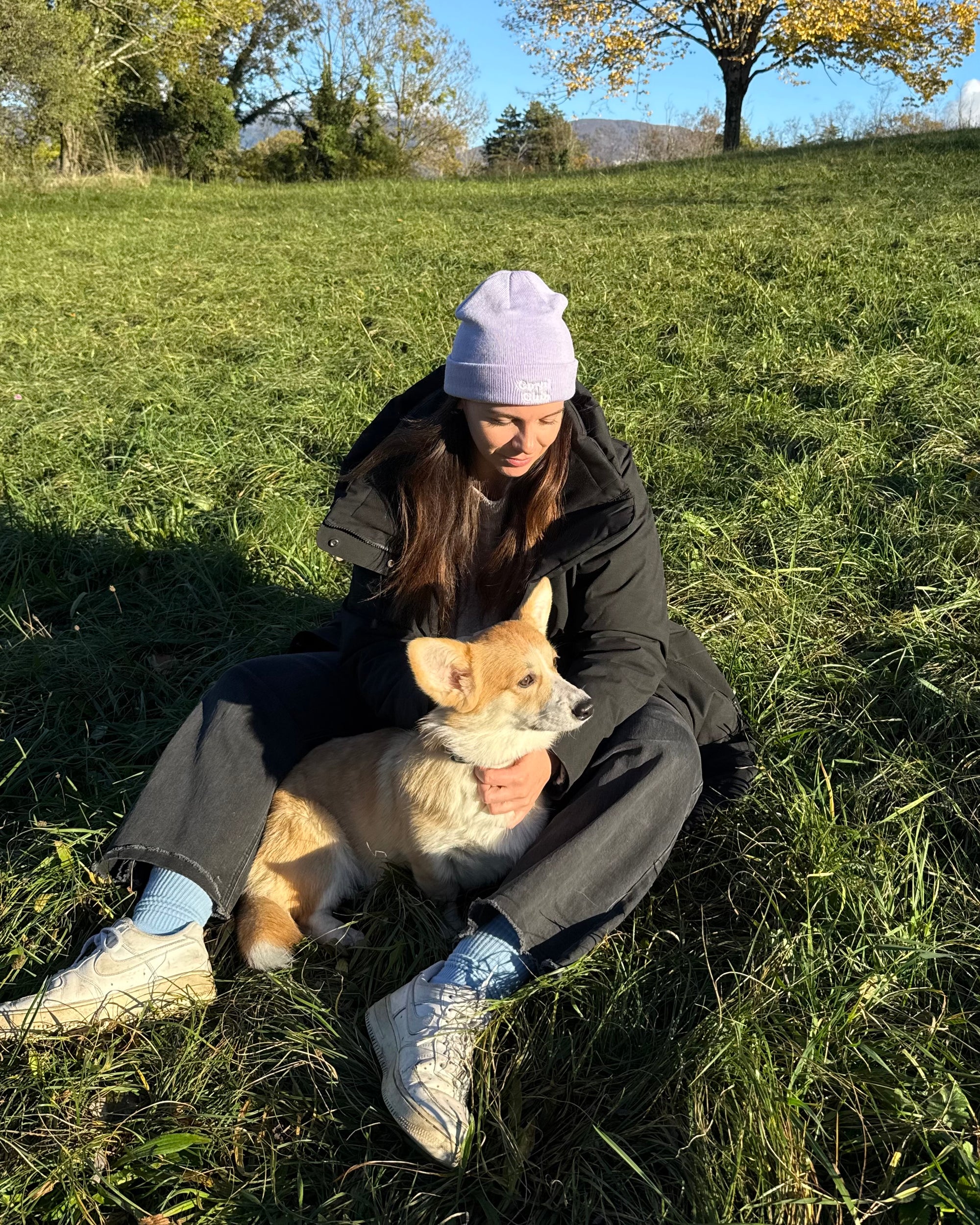 bonnet corgi club lilas