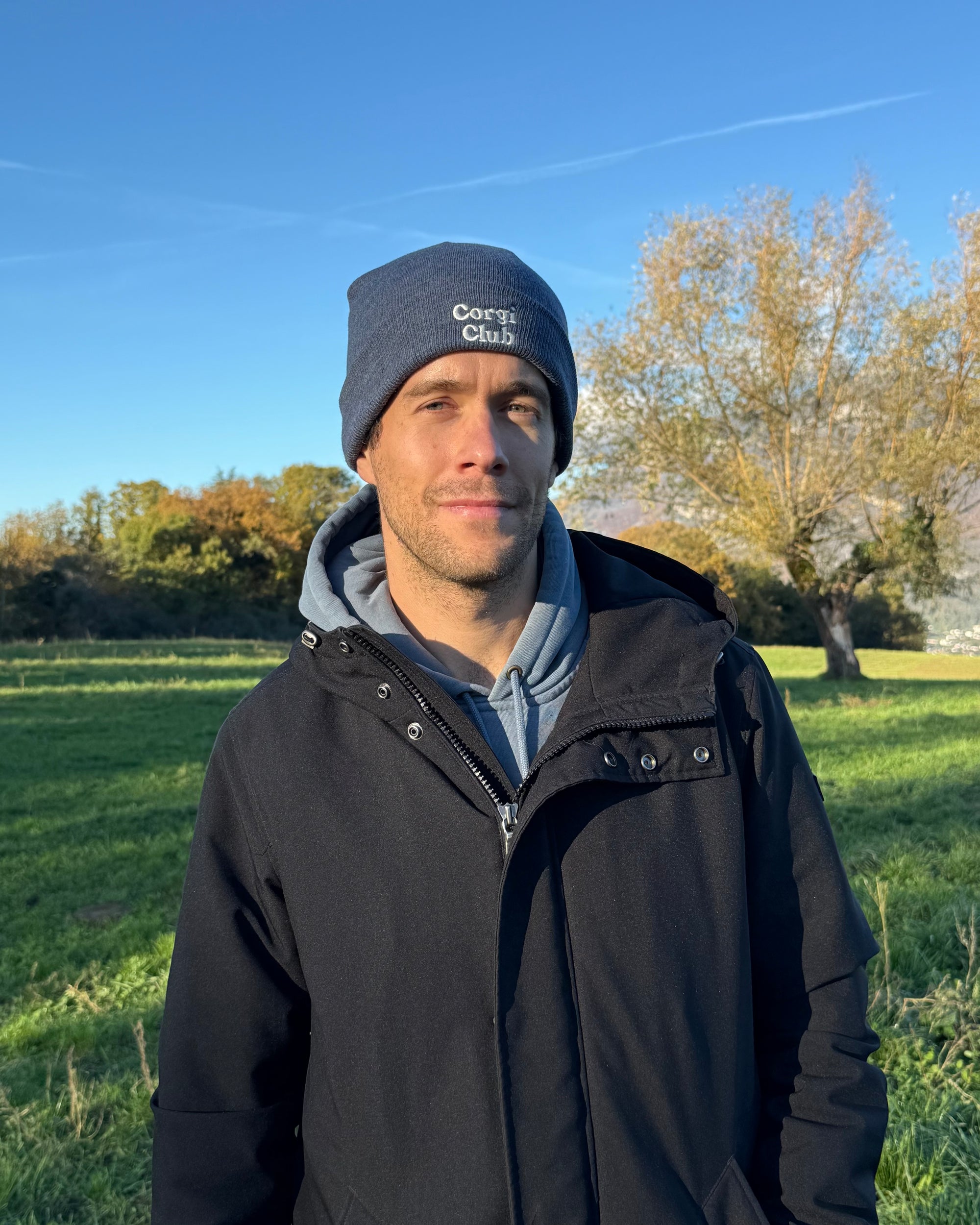 Bonnet Corgi Club - Bleu Marine