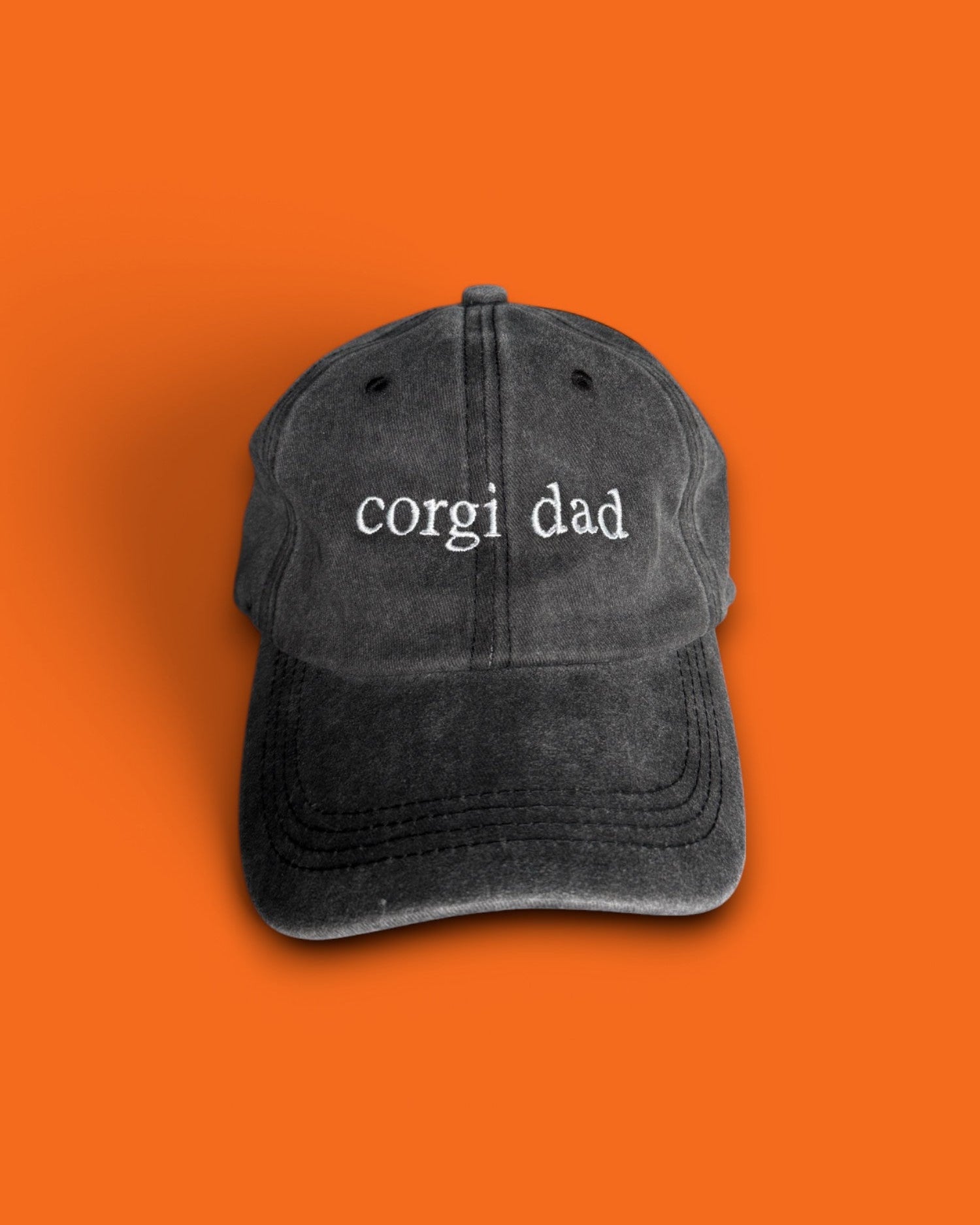 casquette corgi dad noire