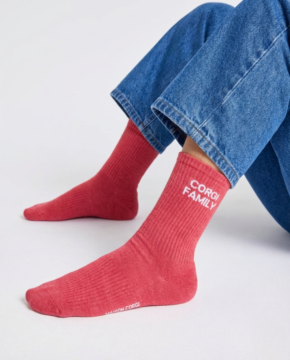 Chaussettes Corgi Family