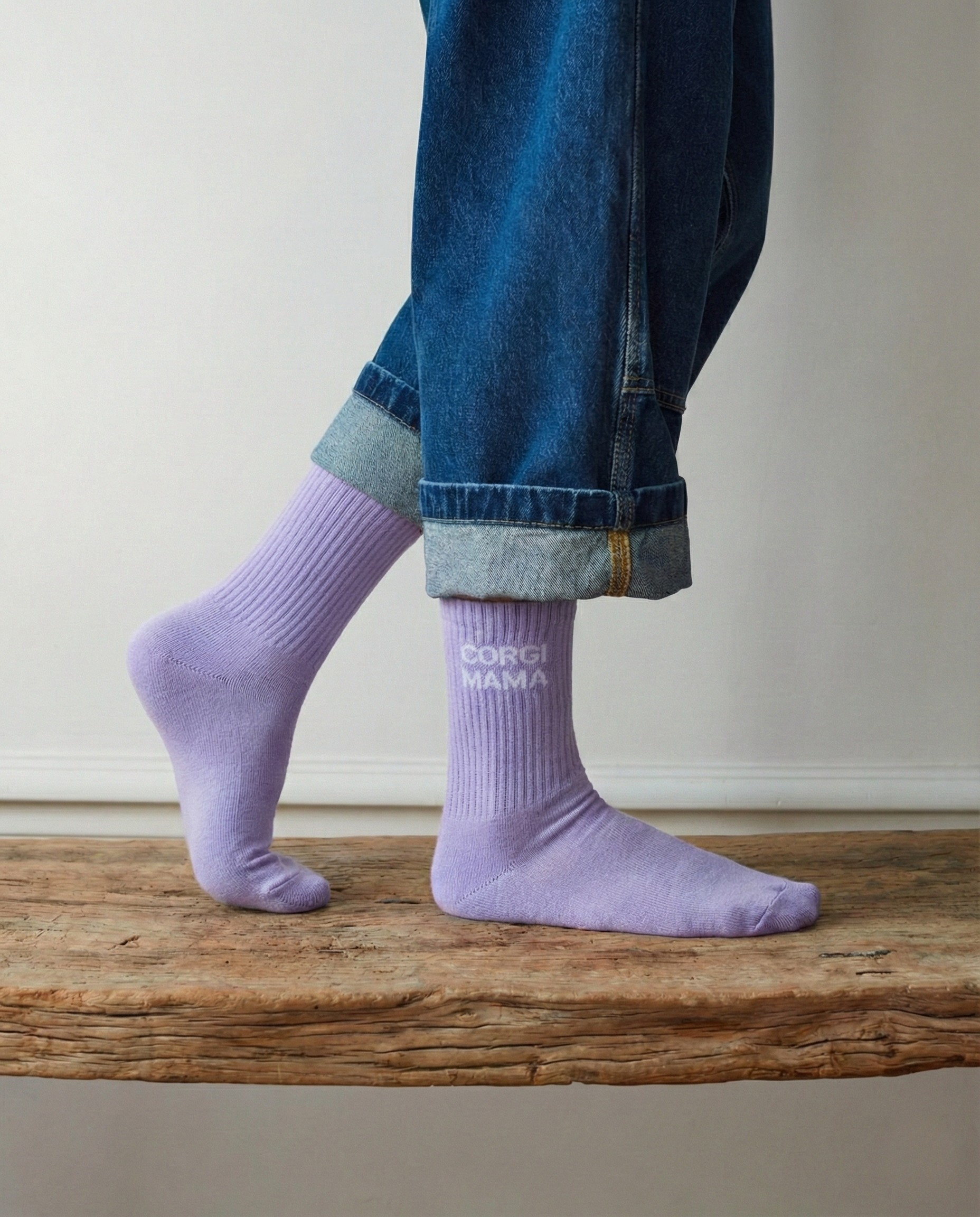 Chaussettes Corgi Mama