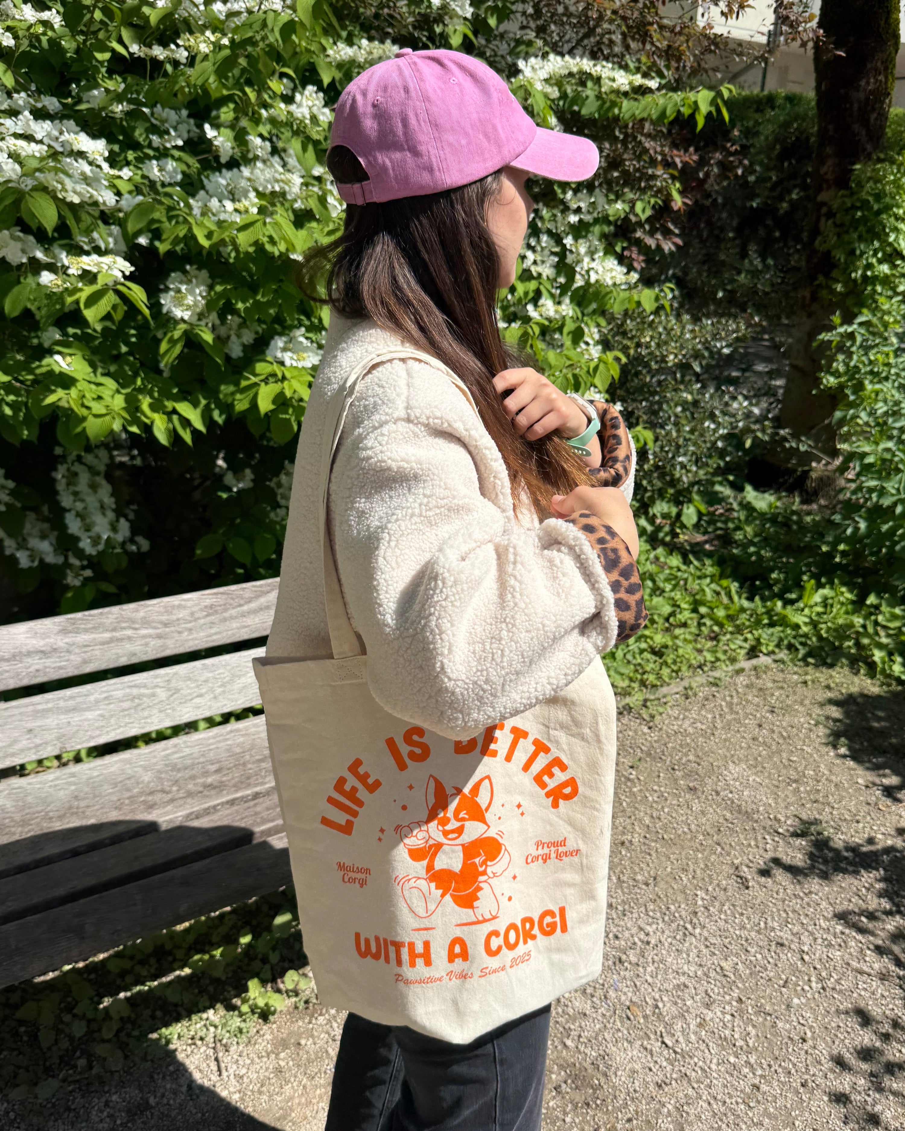 tote bag corgi